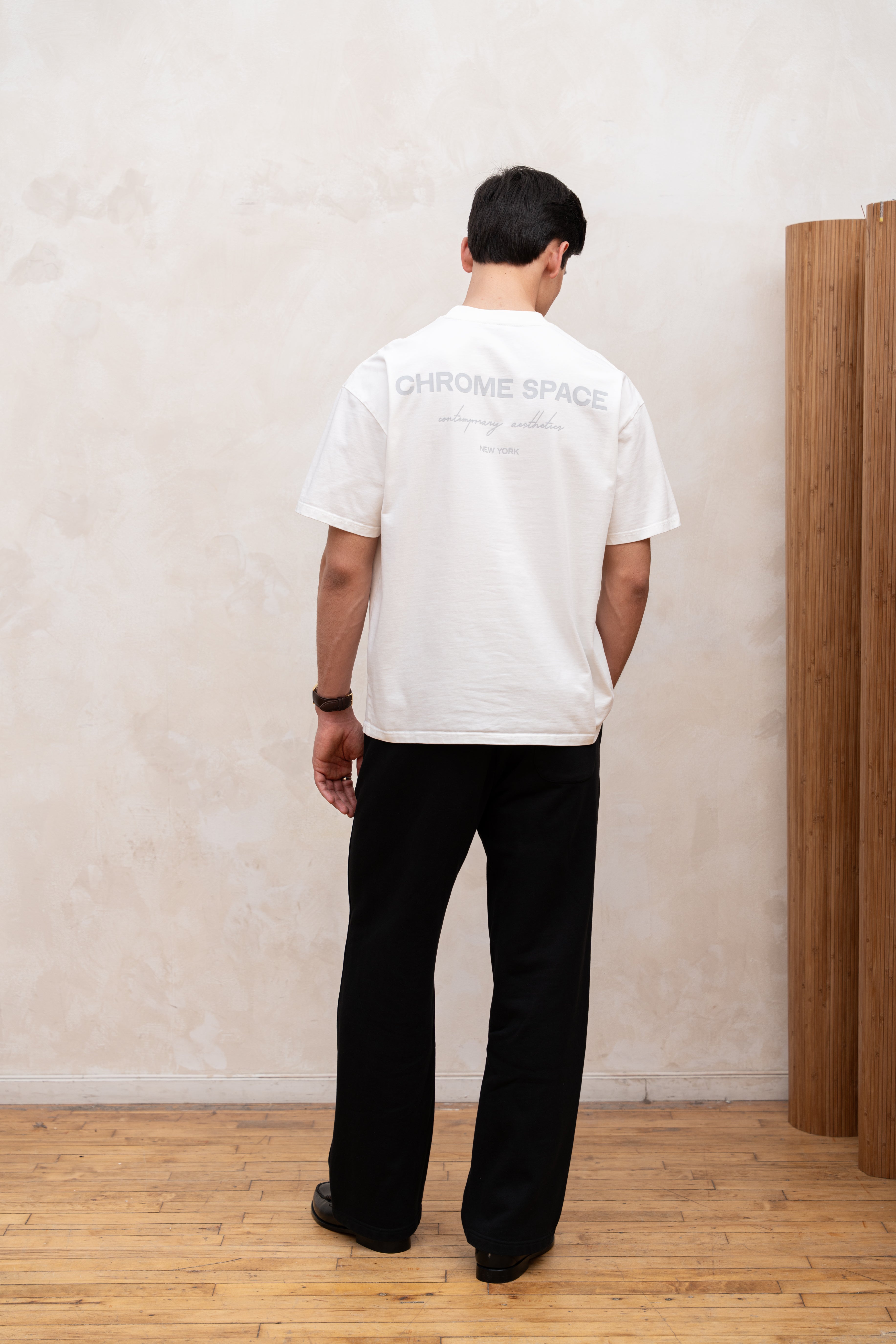 CS box t-shirt white/nickel
