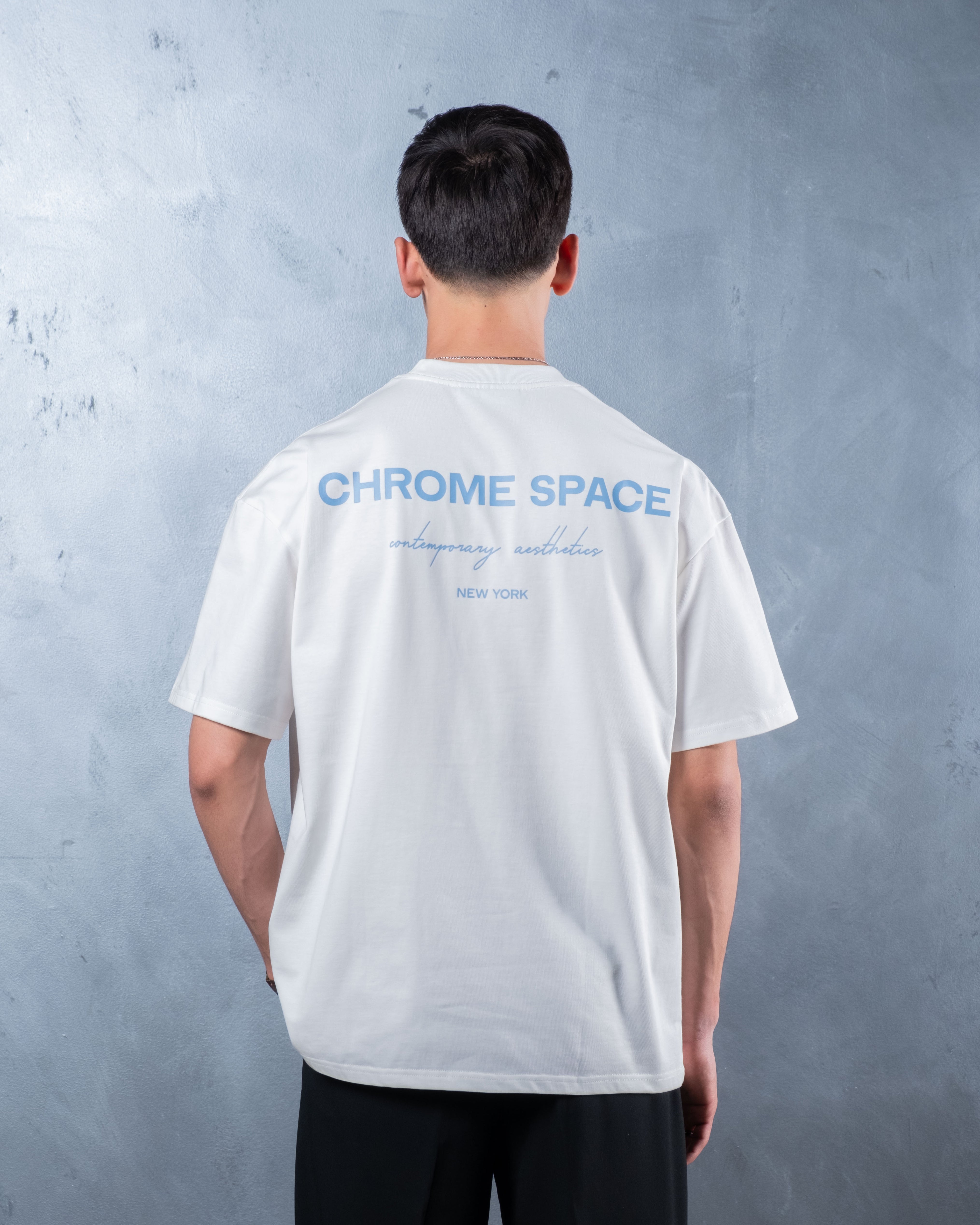 CS box t-shirt white/vista