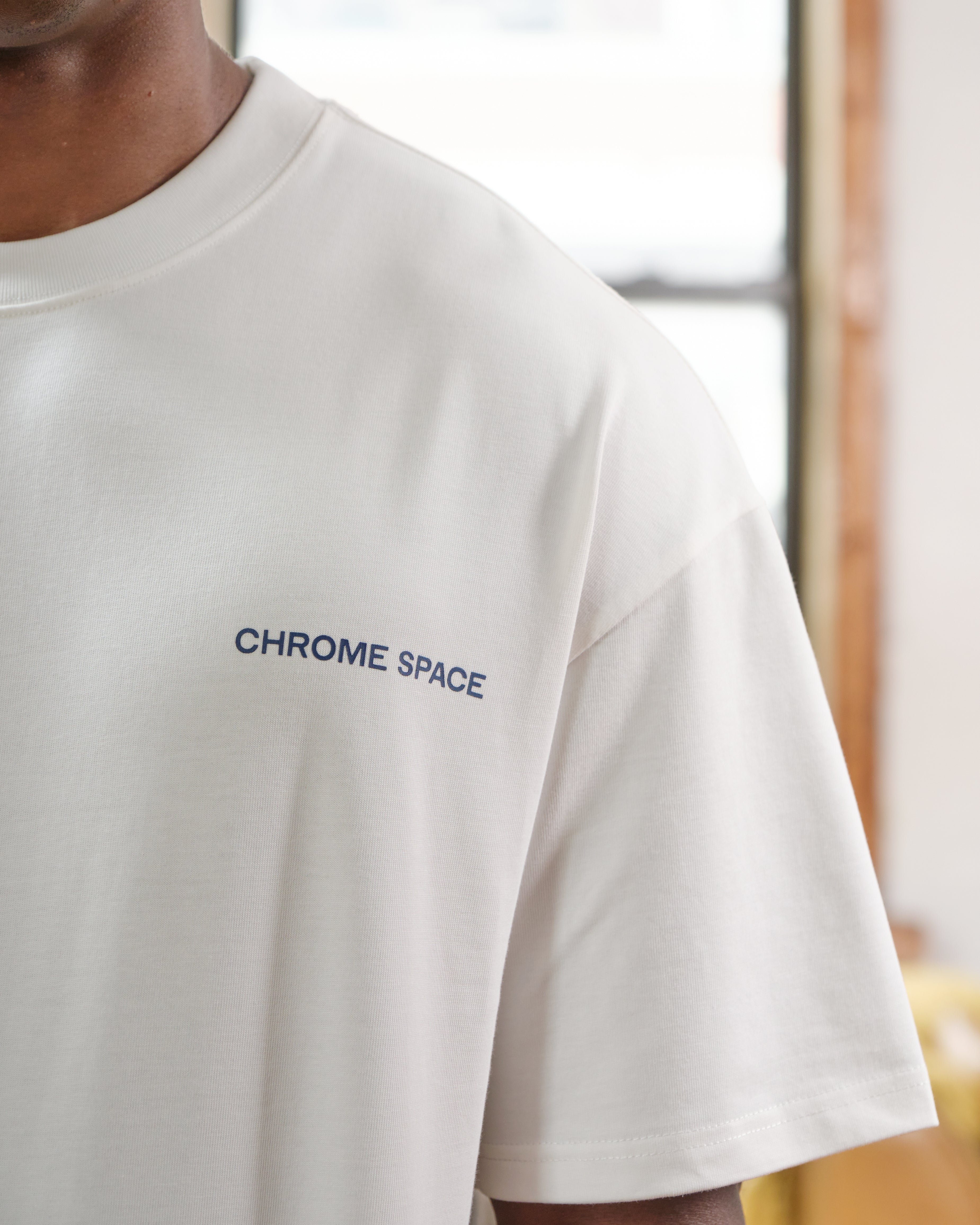 CS box t-shirt white/nickel