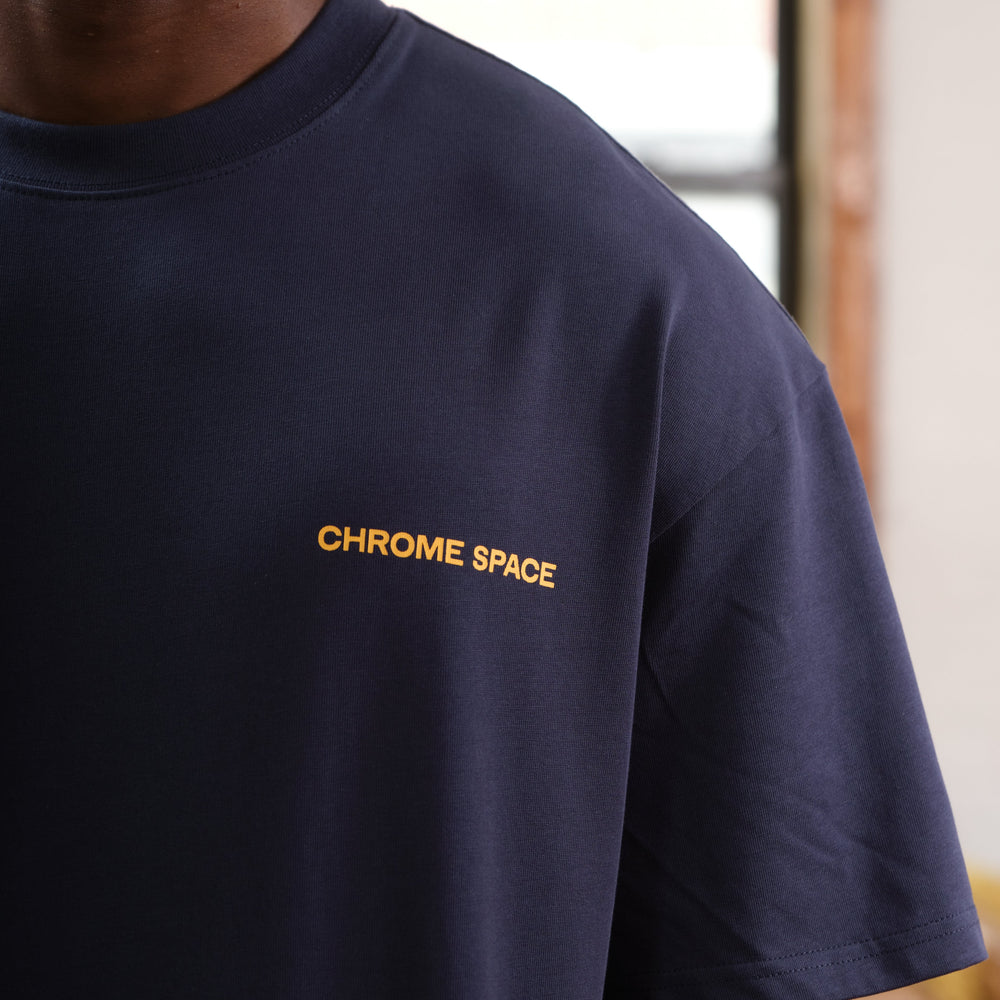 
                  
                    CS box t-shirt navy/gold
                  
                