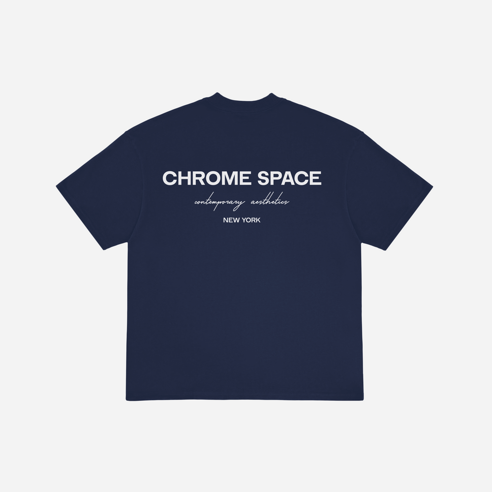 CS box t-shirt navy
