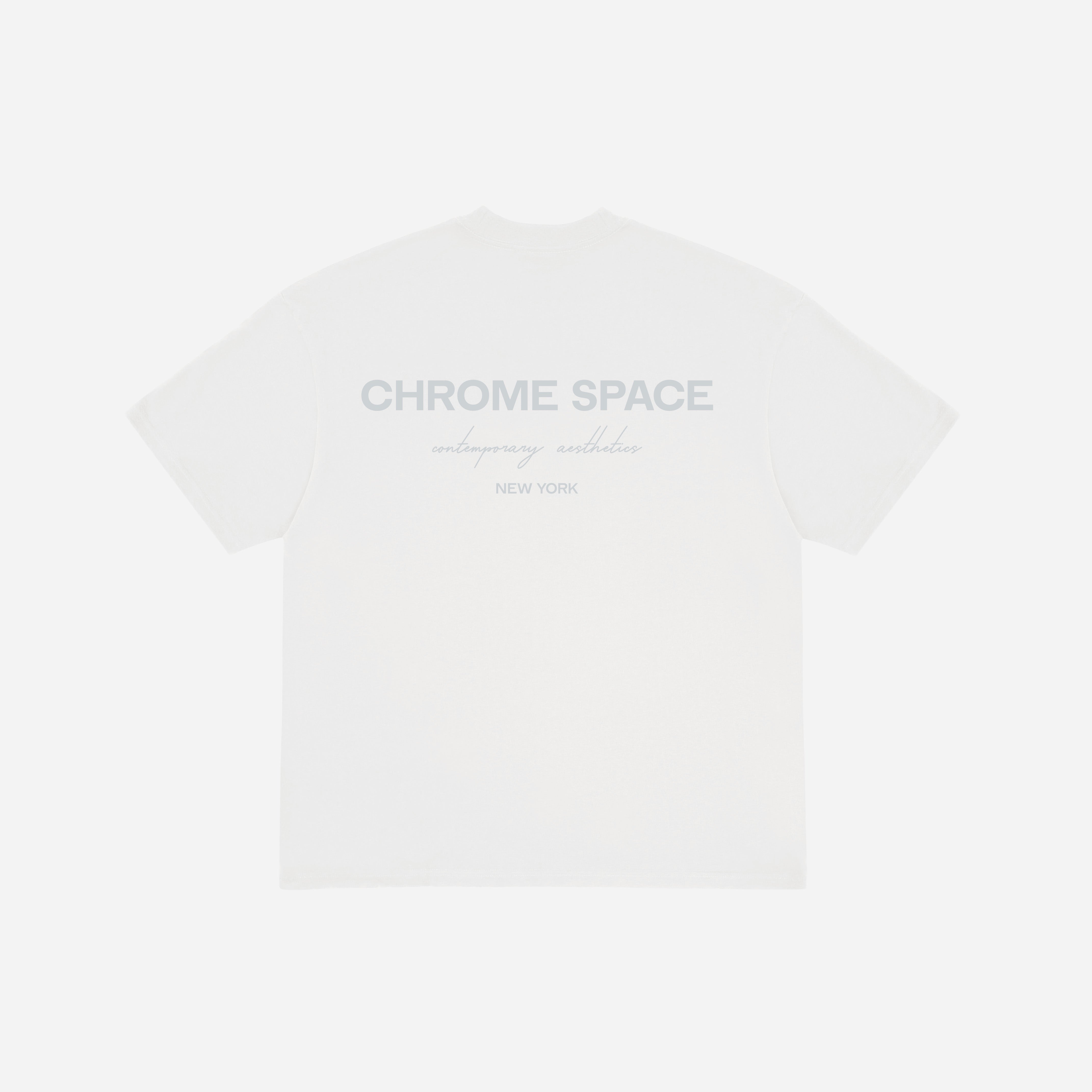 CS box t-shirt white/nickel